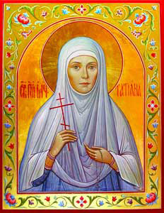Преподобномученица Татиана (Фомичёва), послушница.