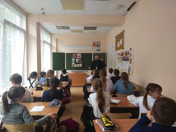 Православная беседа в Добрыниховской школе.