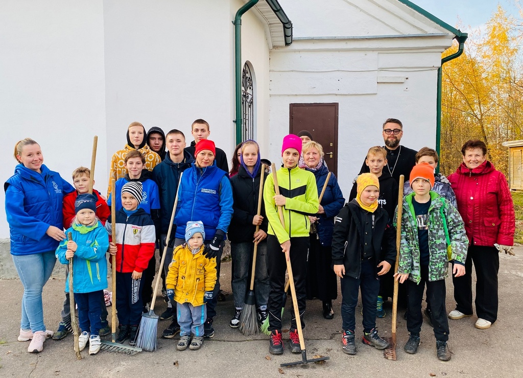 Субботник в селе Красный Путь