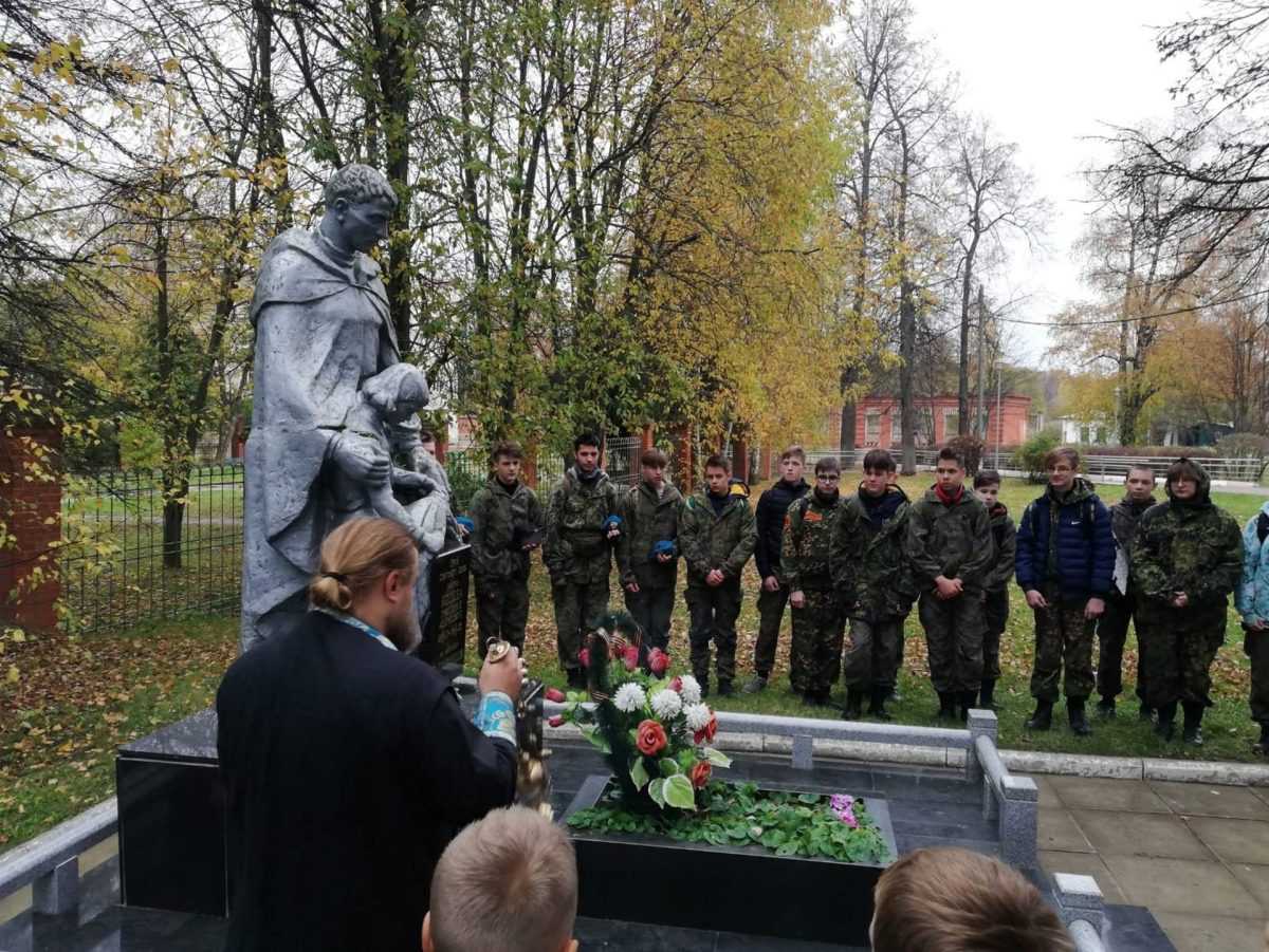 Молебен для православной дружины Владимира Храброго в Добрынихе — фото 3