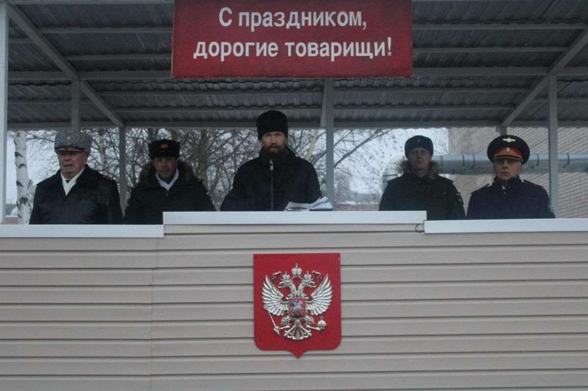 Присяга в войсковой части с. Ильинское