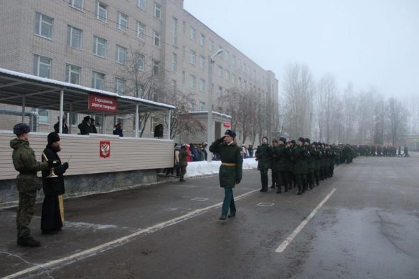 Присяга в войсковой части с. Ильинское