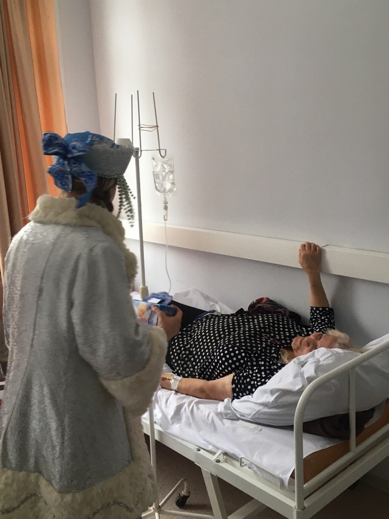 Поздравление с Рождеством Христовым в Растуновской больнице