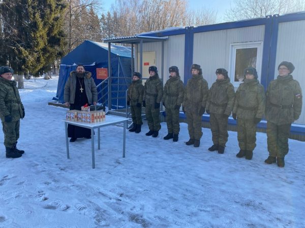 Поздравление Домодедовских военнослужащих с Рождеством Христовым