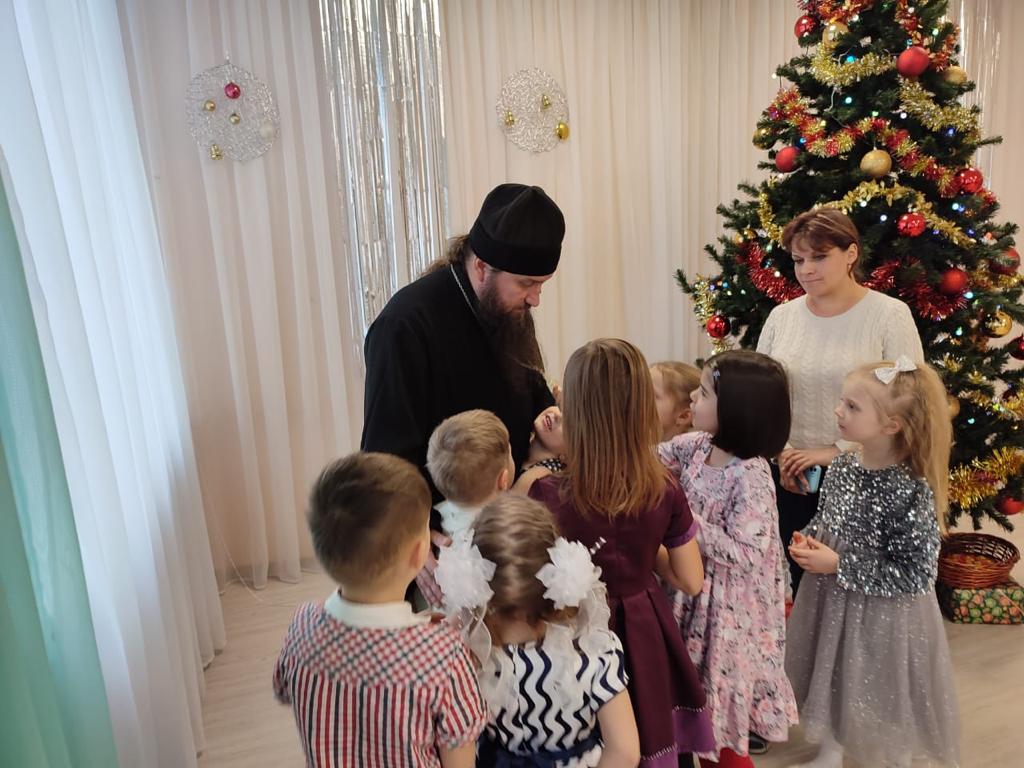 Рождественская ёлка в детском саду «Колосок».