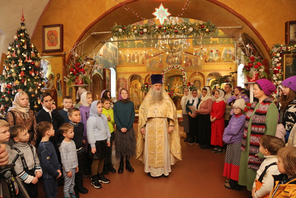 Рождество Христово в Никольском храме с. Лямцино.