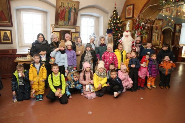 Рождество Христово в Никольском храме с. Лямцино.