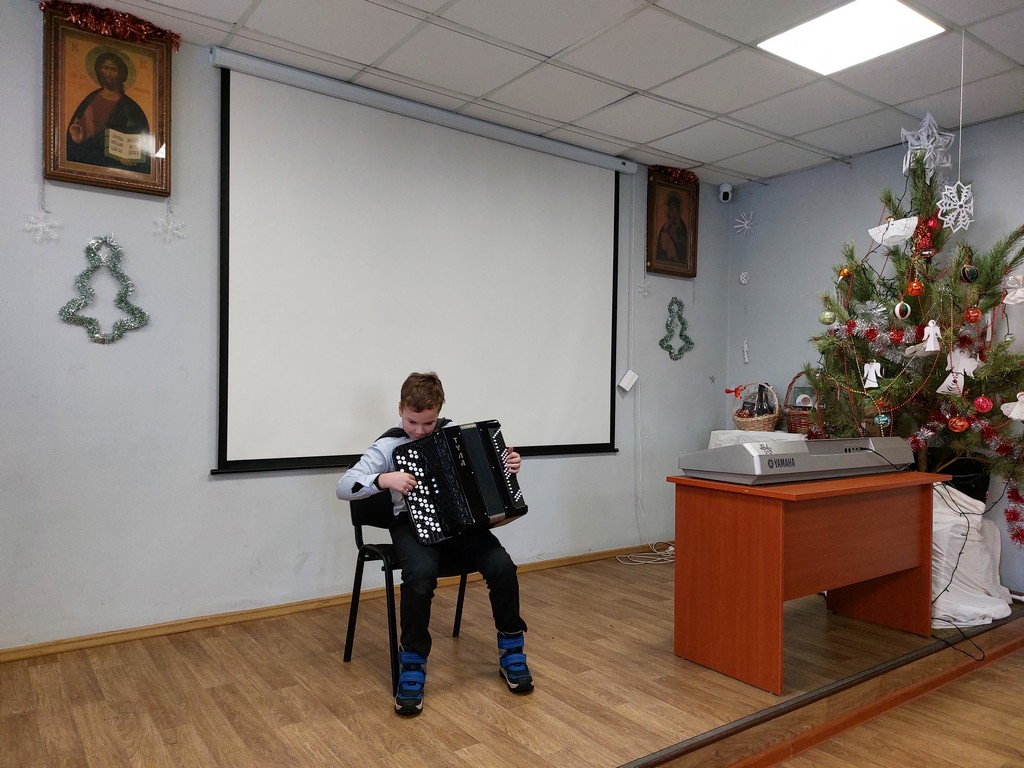 Празднование Домодедовской дружиной Рождества Христова.