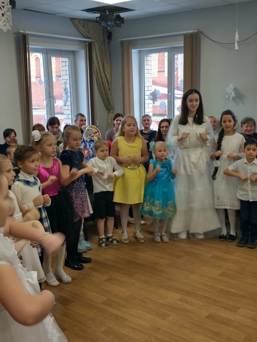 Рождественский праздник в воскресной школе собора Всех святых в земле Русской просиявших г. Домодедово. — фото 3