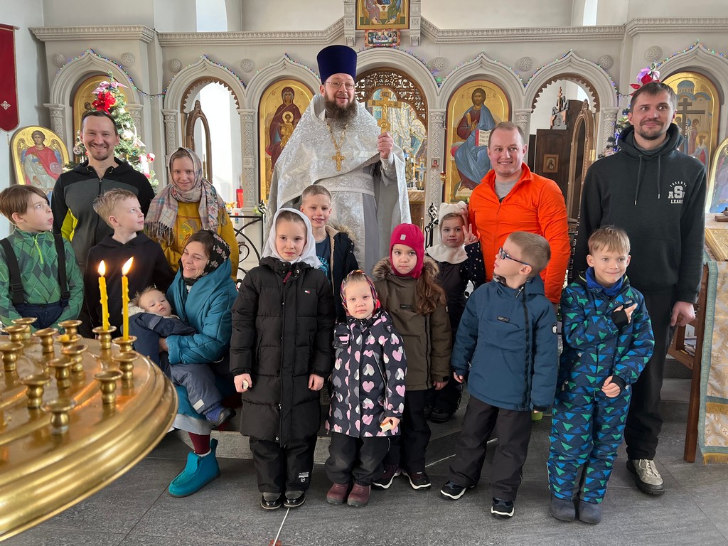 Рождество Христово в Крестовоздвиженском храме д. Сокольниково