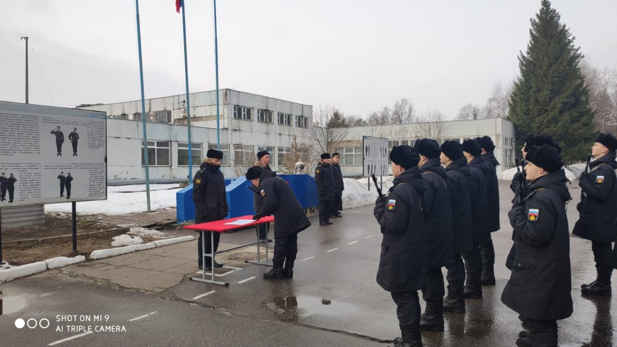 Присяга в войсковой части с. Ям