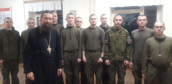 Богослужение в войсковой части с. Ильинское