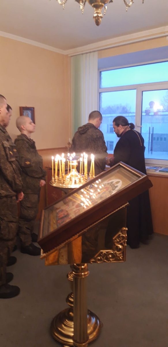 Богослужение в войсковой части — фото 2