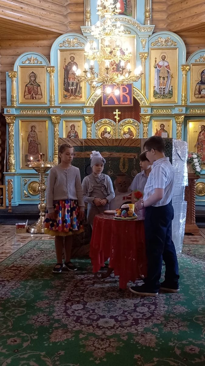 Детский Пасхальный праздник в храме иконы Божией Матери «Державная» мкр. Авиационный — фото 3