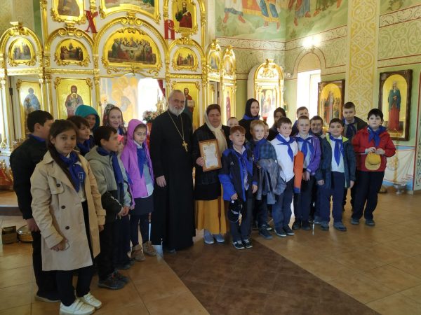 Пасхальная беседа с учениками Востряковского лицея №1