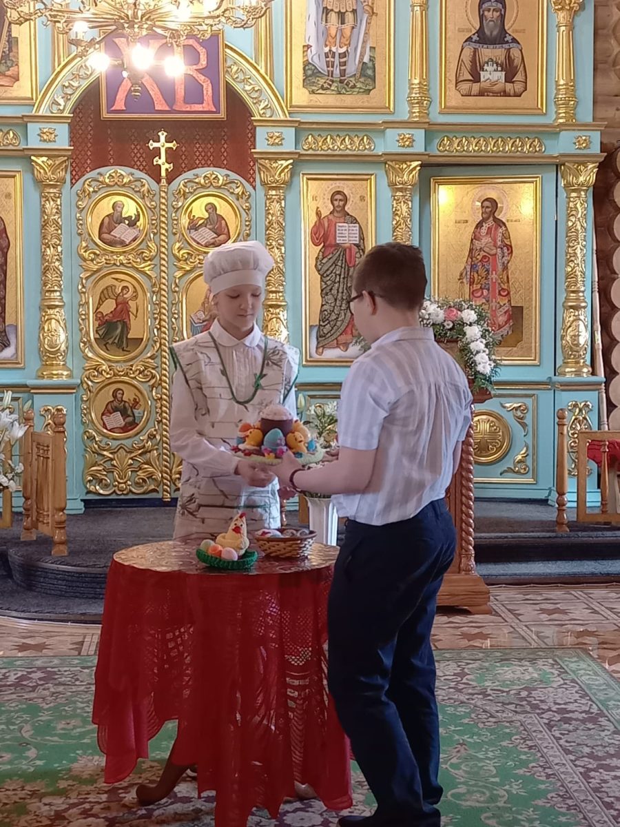 Детский Пасхальный праздник в храме иконы Божией Матери «Державная» мкр. Авиационный — фото 4