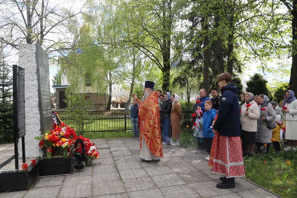 День Победы в Никольском храме с. Лямцино.