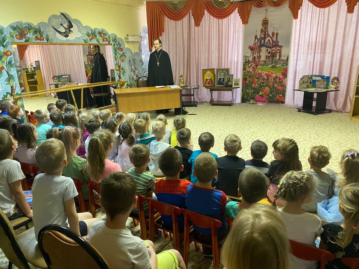 Духовно-нравственная беседа в детском саду «Лучик» мкр. Барыбино