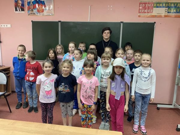 Беседа о добродетелях в Белостолбовской СОШ