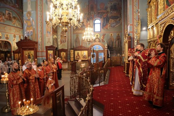 Престольный праздник в соборе Всех святых в земле Русской просиявших г. Домодедово