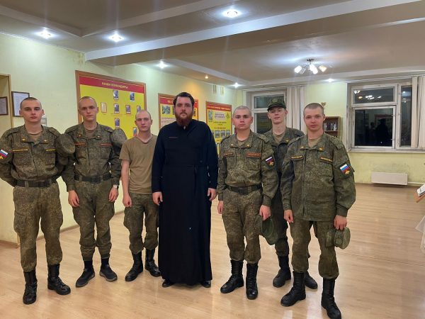 Посещение войсковой части села Ильинское