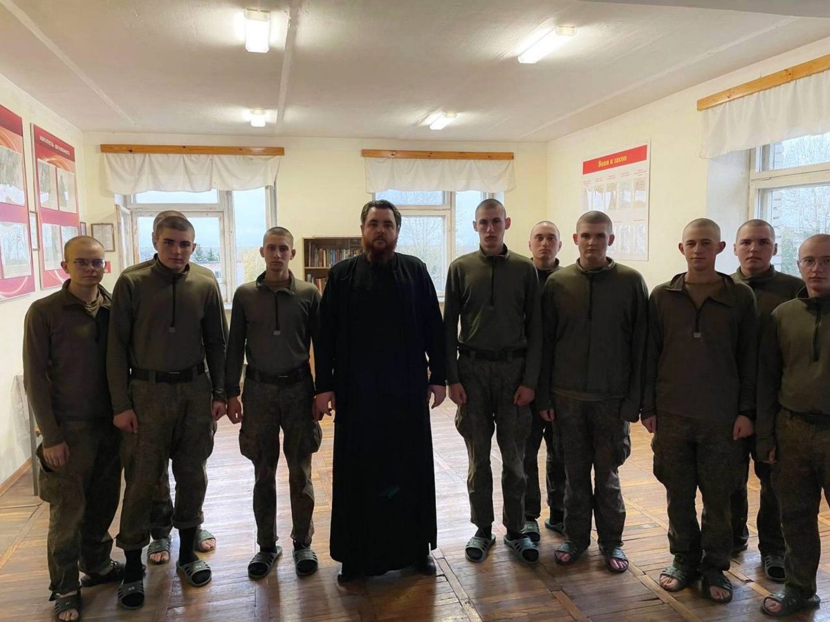 Посещение воинской части села Ильинское