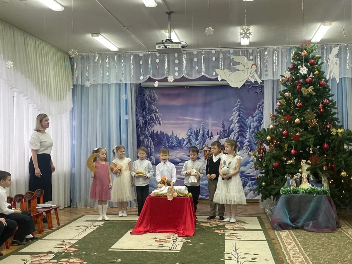 Рождественский праздник в детском саду «Пингвинчик» с. Ильинское