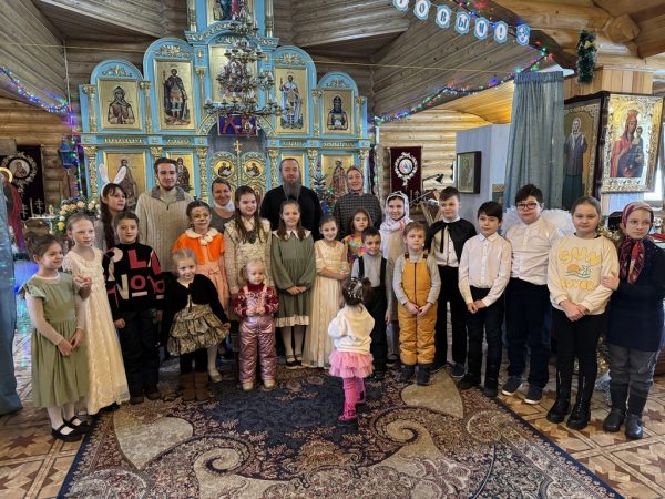 Рождественский праздник в микрорайоне Авиационный города Домодедово