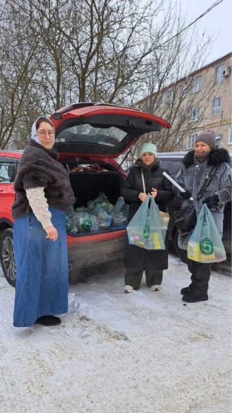 Поздравление престарелых прихожан с Рождеством Христовым