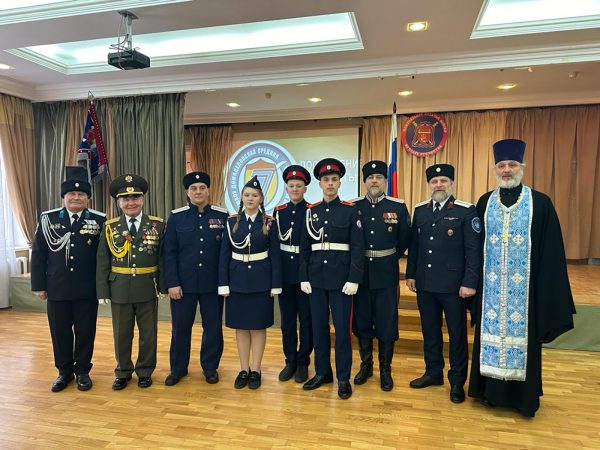 Принятие присяги Домодедовскими кадетами