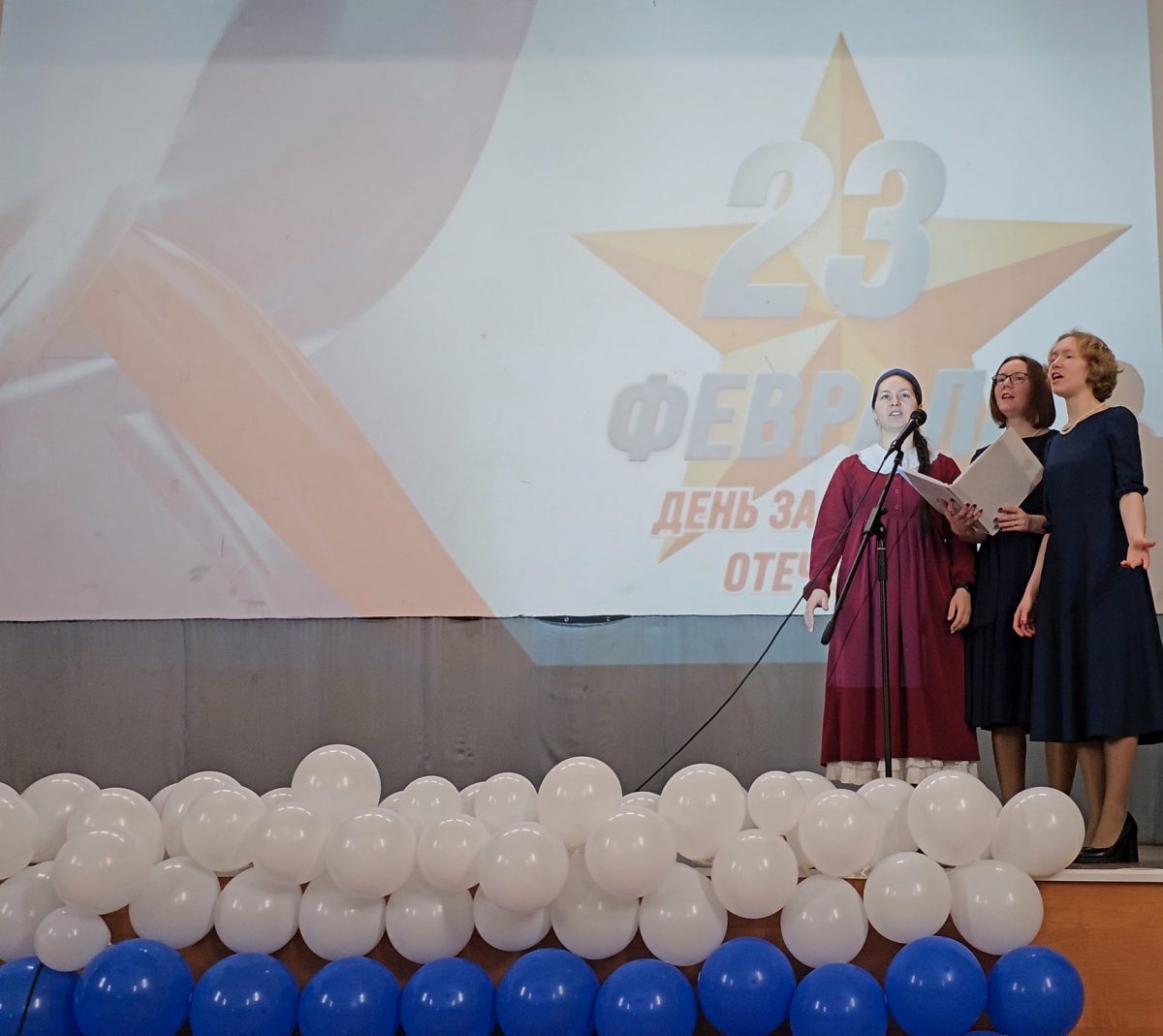 Концерт в честь дня защитника Отечества в войсковой части села Ильинское — фото 3