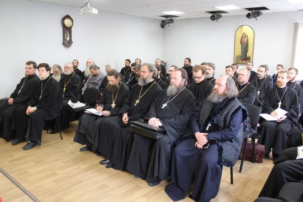 Братское совещание духовенства Домодедовского благочиния.