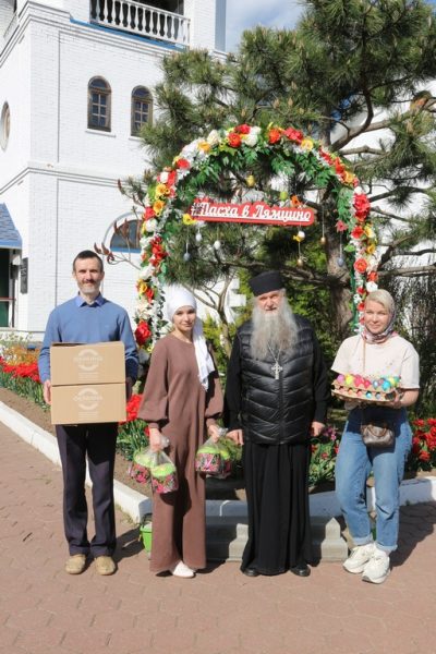 Пасхальная благотворительная акция Никольского храма села Лямцино