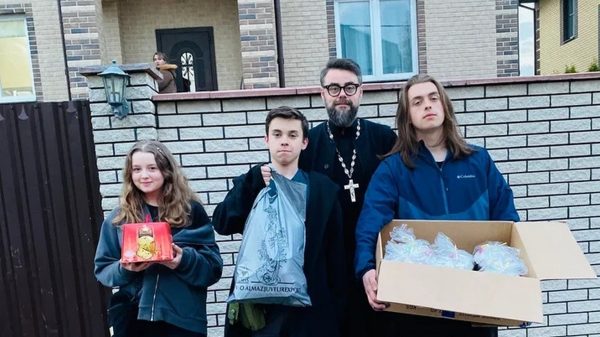 Акция «Подарок к Пасхе» в деревне Буняково