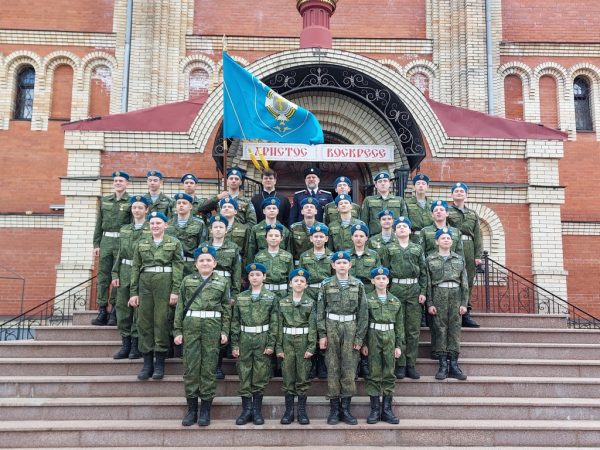 Празднование Пасхи курсантами Домодедовской православной дружины