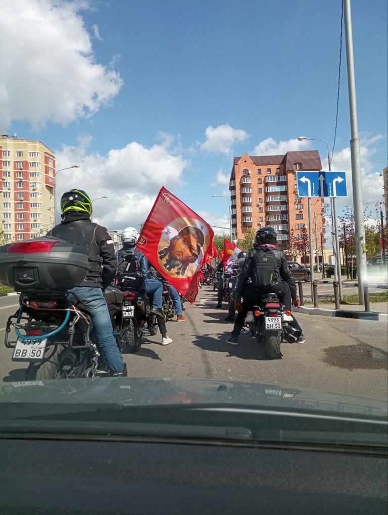 Пасхальный автомотопробег в Домодедово