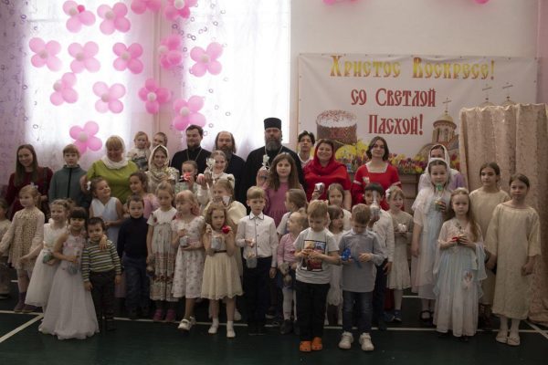 Детский пасхальный праздник в соборе Всех святых в земле Русской просиявших г. Домодедово