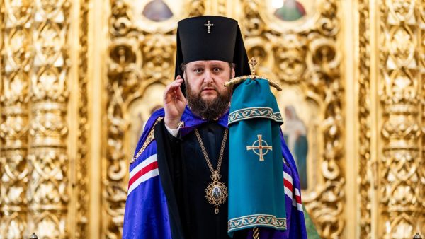 Архиерейское богослужение в день памяти преподобного Аксия Кашкаранского в Троицком кафедральном соборе Подольска
