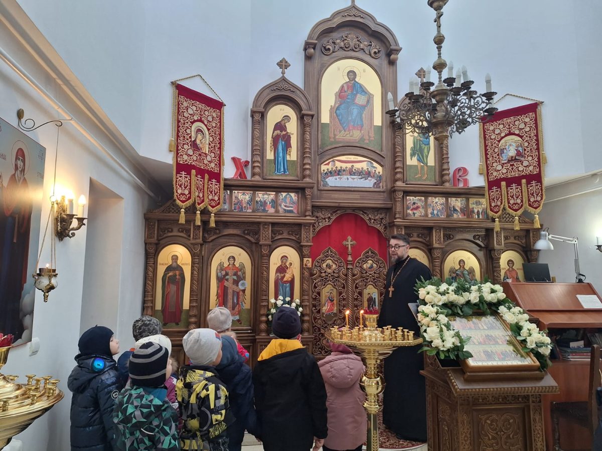 Экскурсия по храму для воспитанников детского сада «Веснушка»