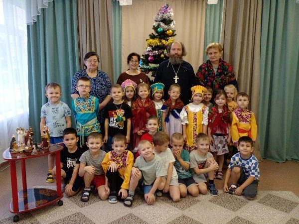 Рождественский утренник в Домодедовском детском саду «Золотая рыбка»