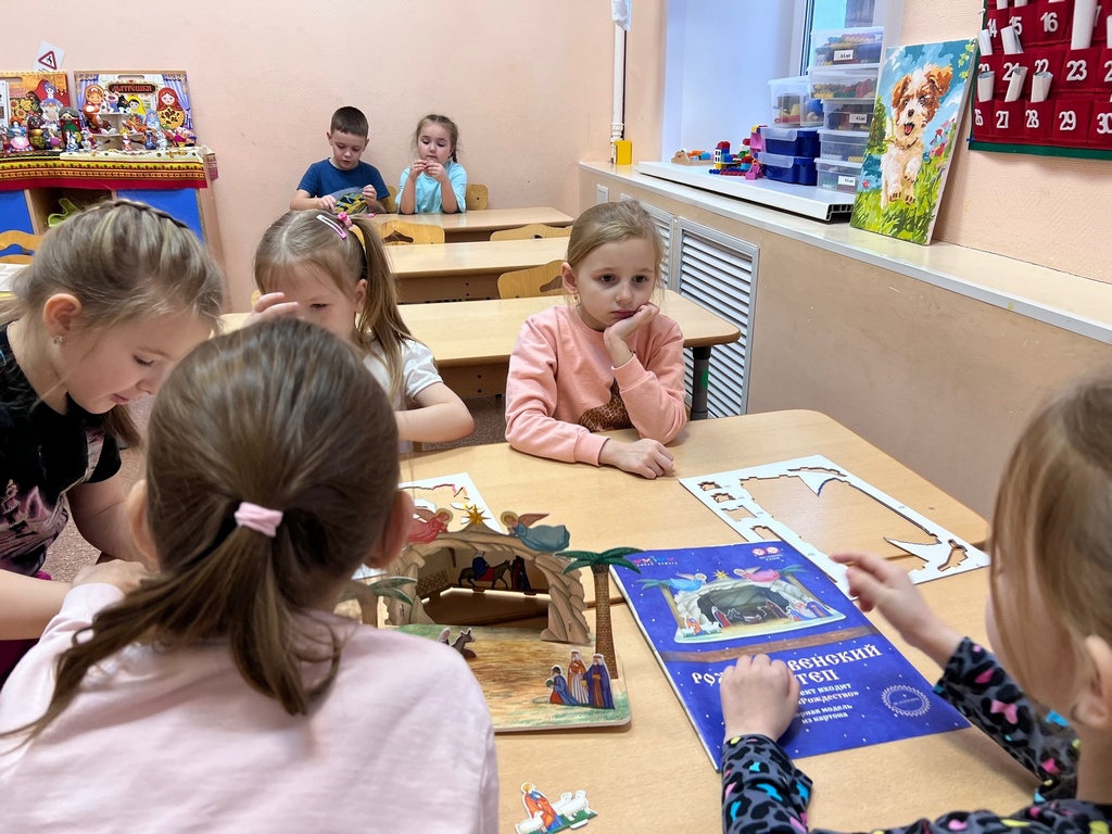 Экскурсия по храму для воспитанников дошкольного отделения «Добрынюшка» Повадинской СОШ