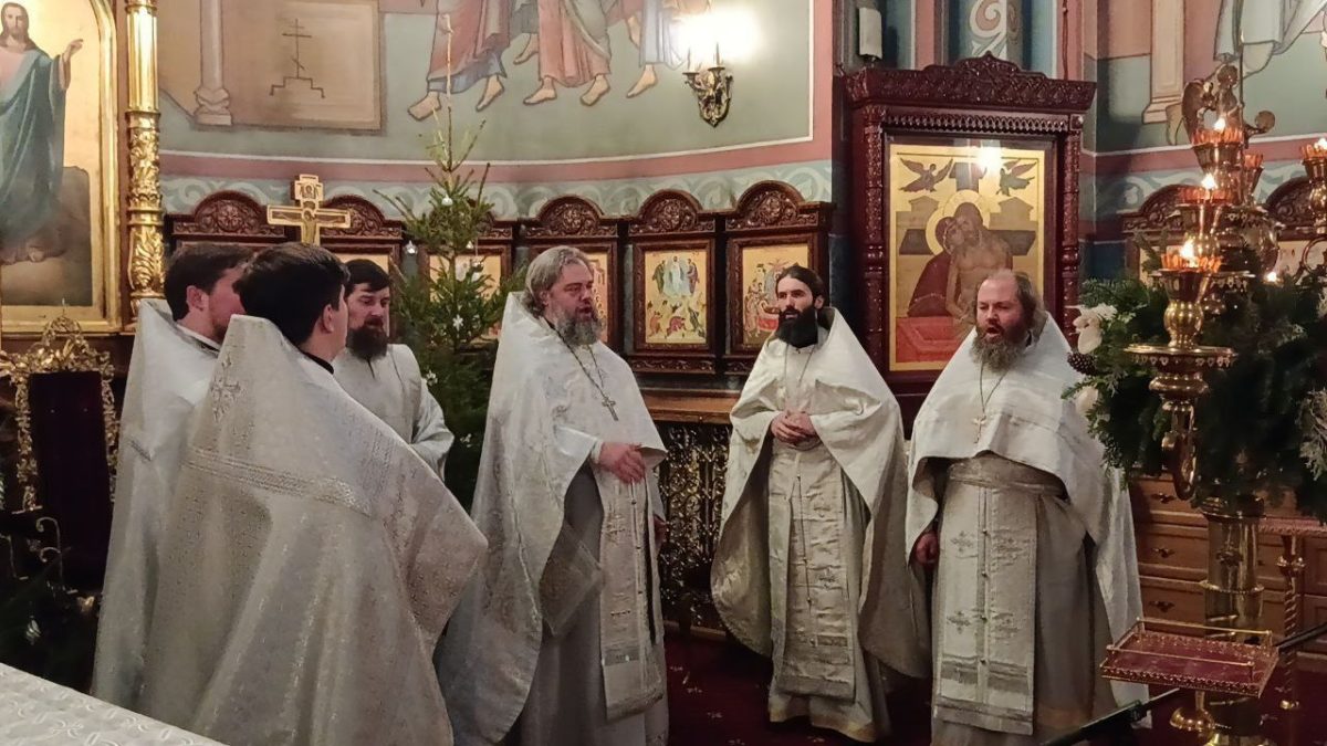 Праздник Крещение Господне в соборе Всех святых в земле Русской просиявших г. Домодедово