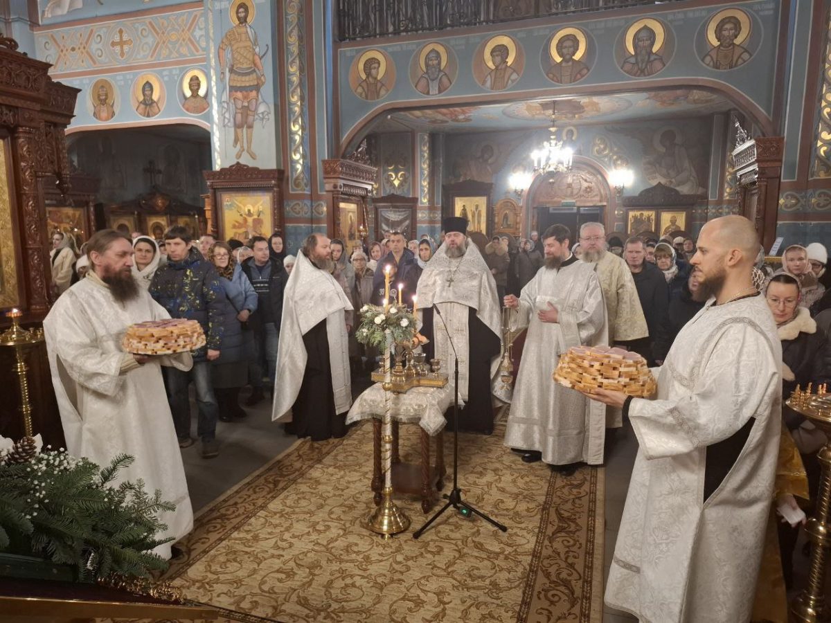 Праздник Крещение Господне в соборе Всех святых в земле Русской просиявших г. Домодедово