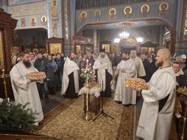 Праздник Крещение Господне в соборе Всех святых в земле Русской просиявших г. Домодедово