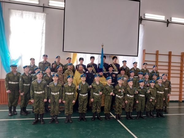Присяга курсантов Домодедовской православной дружины