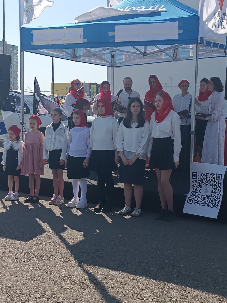 Пасхальный автомотопробег в Домодедово