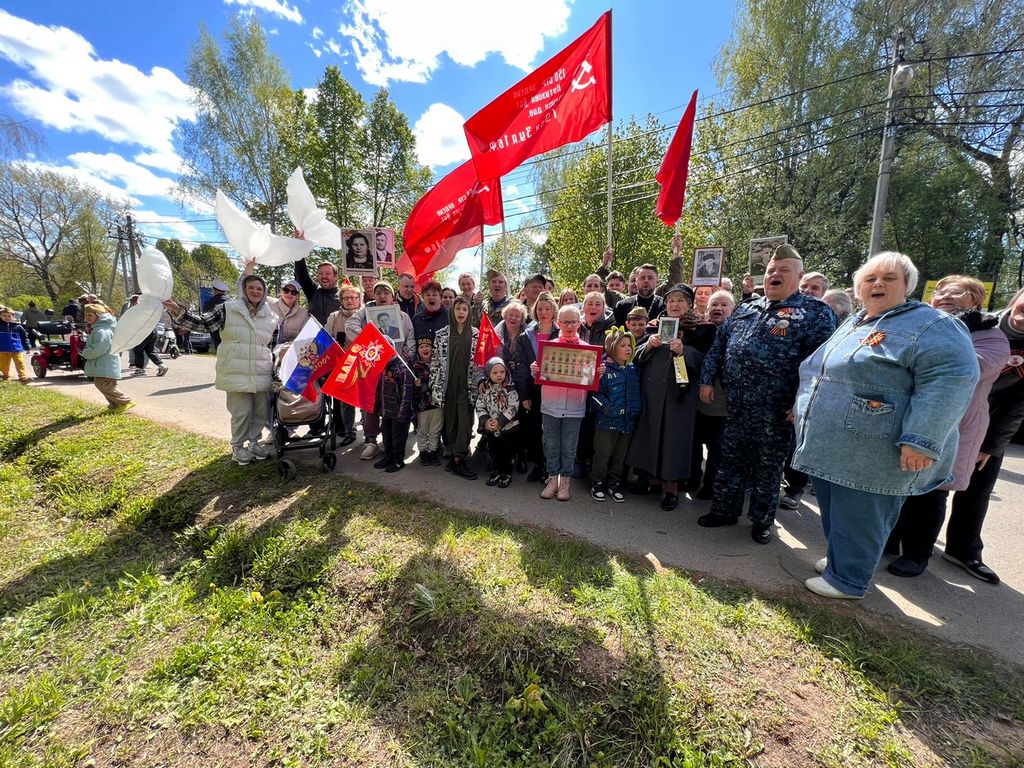 День Победы в деревне Буняково