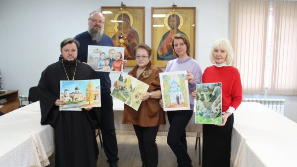 Заседание жюри регионального этапа конкурса «Красота Божьего мира» в приходском центре собора Всех святых города Домодедово