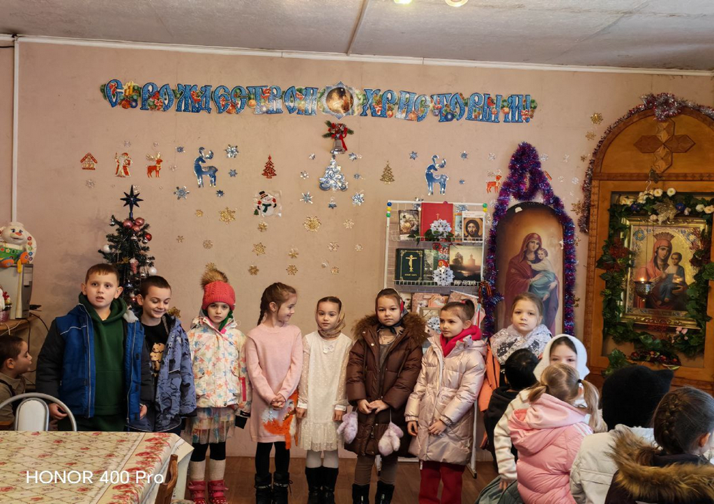 Рождественский утренник в Иверском храме с. Растуново