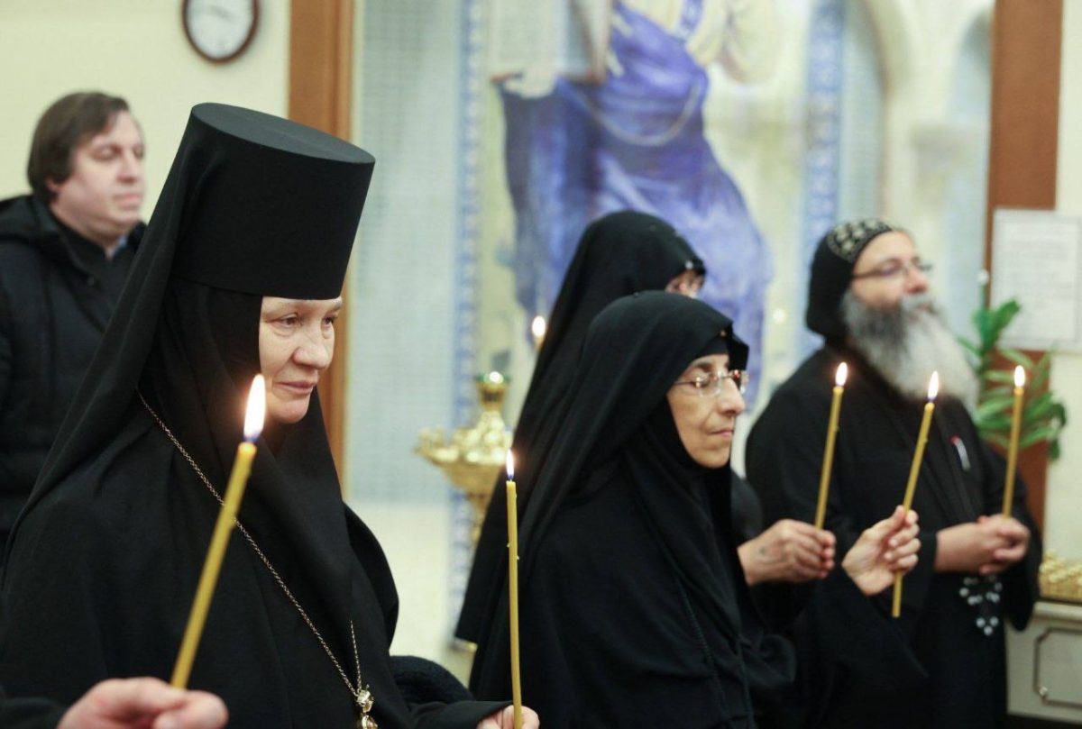 Встреча монашеской делегации Коптской Церкви в аэропорту Домодедово — фото 4